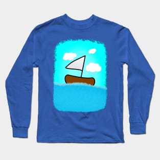 Sail Boat Long Sleeve T-Shirt